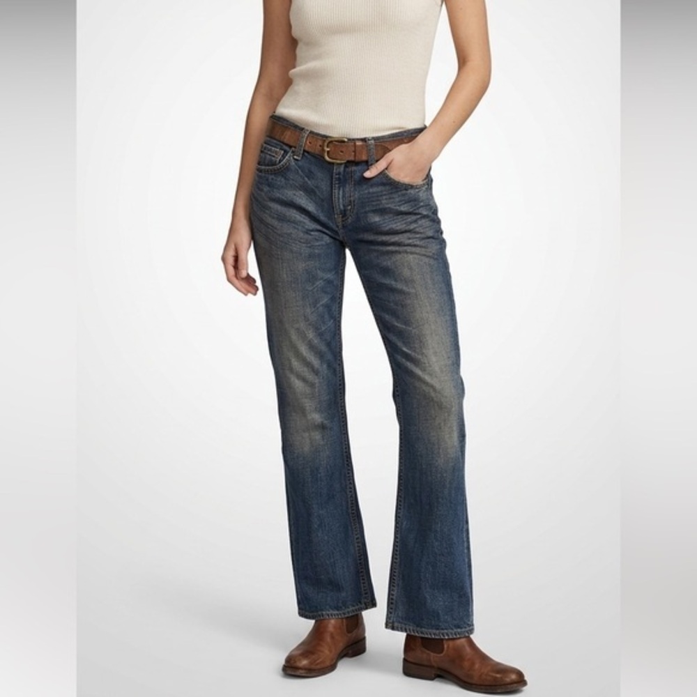 Vintage Gap Blue Low Rise Bootcut Jeans Cotton